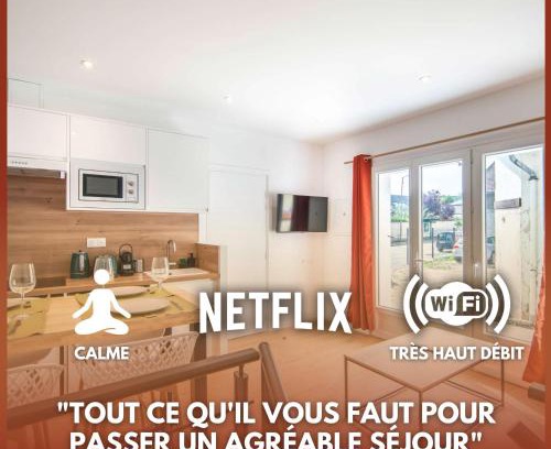 Bonnieres-sur-Seine Appartement | LA MURAILLE DE CHINE - Self Checkin Automatique - Netflix - 15 Min de Giverny