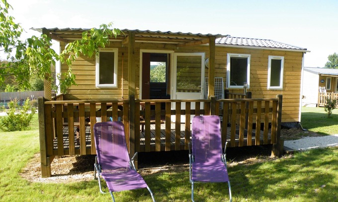 Le Buisson-de-Cadouin Maison | La Noix de Pécan'y - Mobil home Bois L'hirondelle