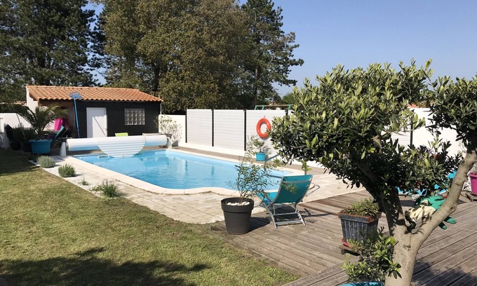 Le Grand-Village-Plage Maison | La Parenthèse Oléron Maison de charme, piscine privative, Grand-Village-plage