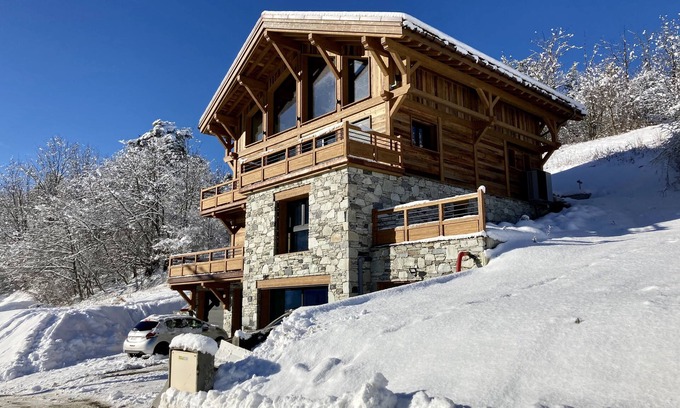 Longefoy Maison | La Plagne Montalbert - Chalet de standing - Le Chamois Noir