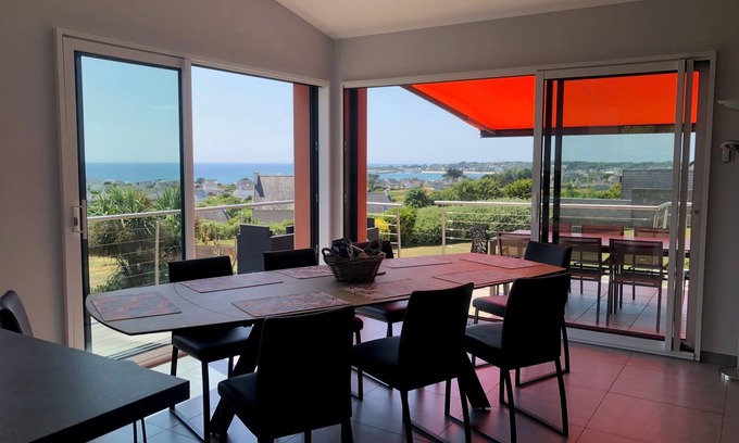 Poulgoazec Maison | La Pyramide***, Belle vue mer- Calme