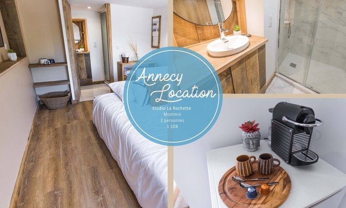 Alex Appartement | La Rochette - Cozy studio with sauna.
