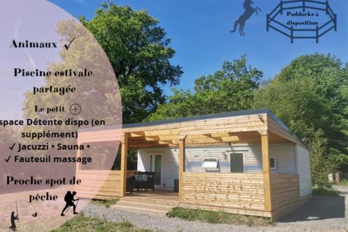 Eguzon-Chantome Maison | La source - Bungalow avec terrasse à Eguzon