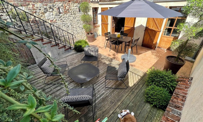 Honfleur Appartement | La Terrasse du 10Honfleur, calme, Ste Catherine