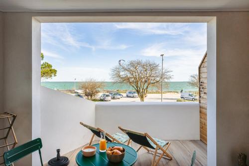 Rivedoux-Plage Appartement | La Terrasse, studio vue mer
