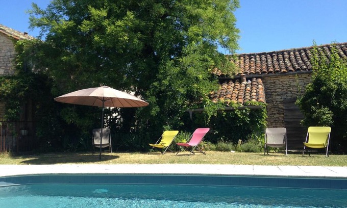 Lalbenque Maison | La Vayssade - Grand Gîte de charme - 14 pers - Piscine & Jacuzzi