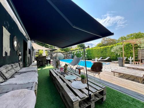 Moret-Loing-et-Orvanne Maison | La Villa d'ElodibiZa, 45mn de Paris en train avec piscine !