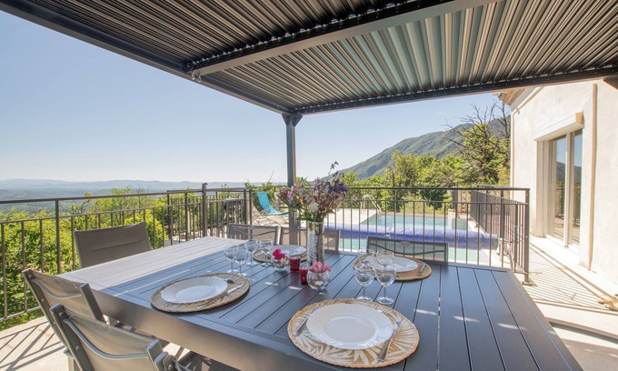 Gravieres Villa | La villa du mas lachamp avec Piscine privée, Jardin et Terrasse