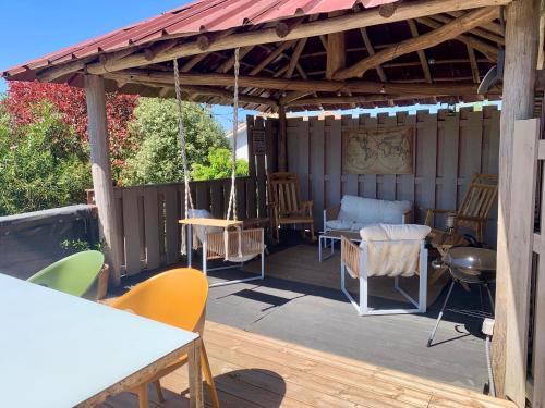 Lahontan Maison | La villa Jeanne- Charmante maison avec très belle terrasse couverte à 10 min du centre de Salies de Bearn