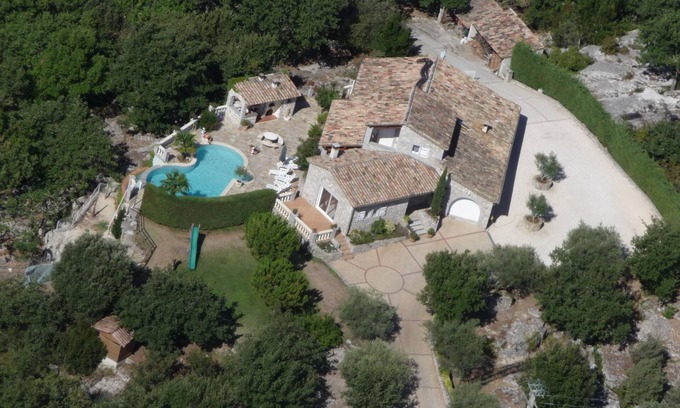 Labeaume Villa | Residence Bellevue avec vue sur le sud ardèche