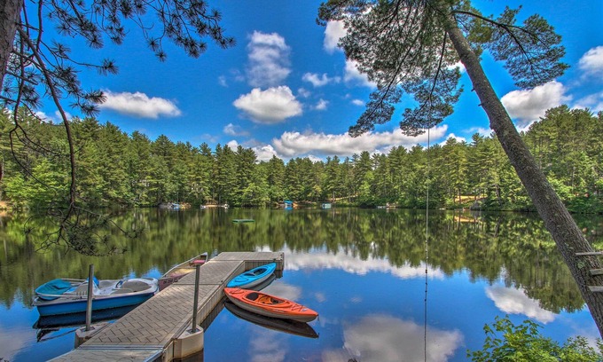 Lake Arrowhead Cabine | NOUVEAU! Cabine au bord de l'eau au bord du lac Arrowhead avec terrasse et grill