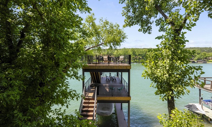 Rio Robles Maison | ♛ WalkerVR LAKE AUSTIN RETREAT * Vues étonnantes et quai pour bateaux *