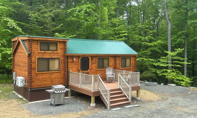 Tunkhannock Cabine | Lake Carey Cabin within walking distance to Old Carter Barn with lake access