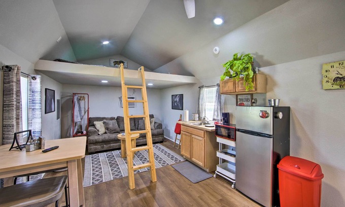 Alba Appartement | Lake Fork Tiny Home: Outdoor Dining & Grill!