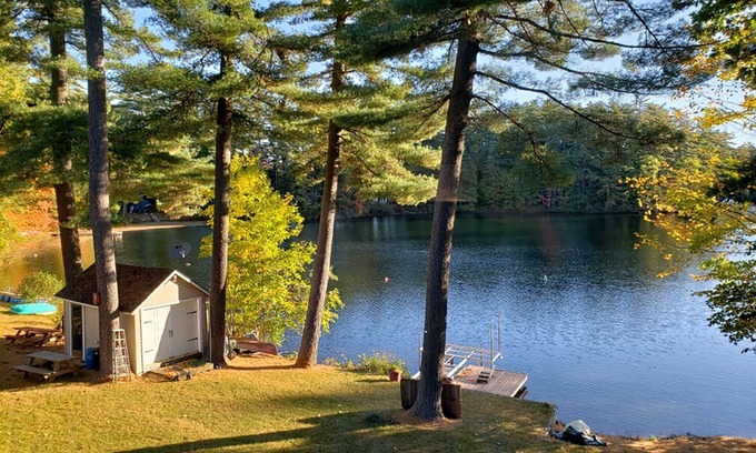 Windham Maison | 100 pieds de bord du lac, Little Sebago Lake, Maine