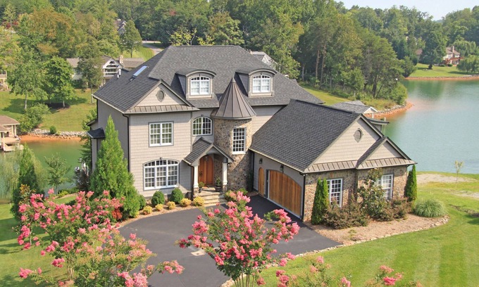 Penhook Maison | Lakefront Exclusive French Tudor Castle. 8400 sf. Nicest property on SML!