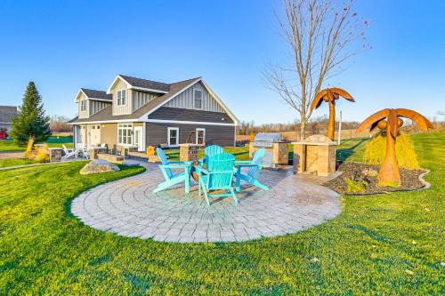 Dent Maison | Lakefront Gem Grills and Fire Pit in Dent
