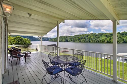 Ingles Maison | Lakefront Hiwassee Home with Private Dock and Deck!