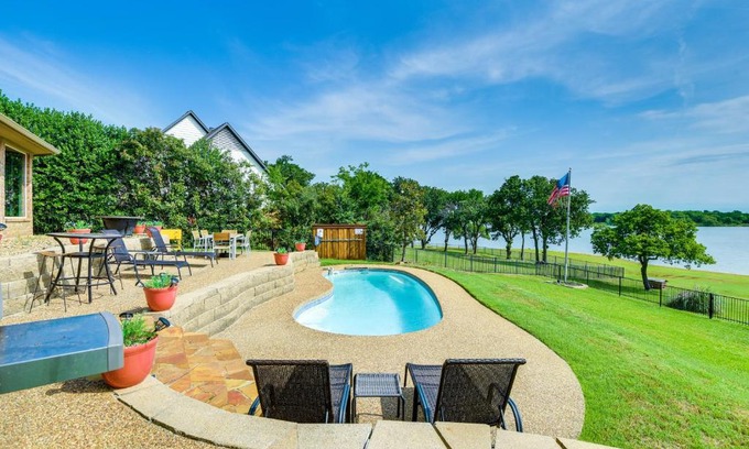 Little Elm Maison | Lakefront Little Elm Home with Private Pool!