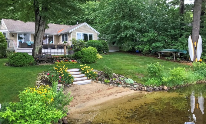 Milton Maison | Lakefront Milton Home w/ Dock & Private Beach