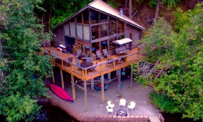 Coeur d'Alene Cabine | Cabin Lakefront Rustic Connectez magnifique lac Coeur D 'Alene!