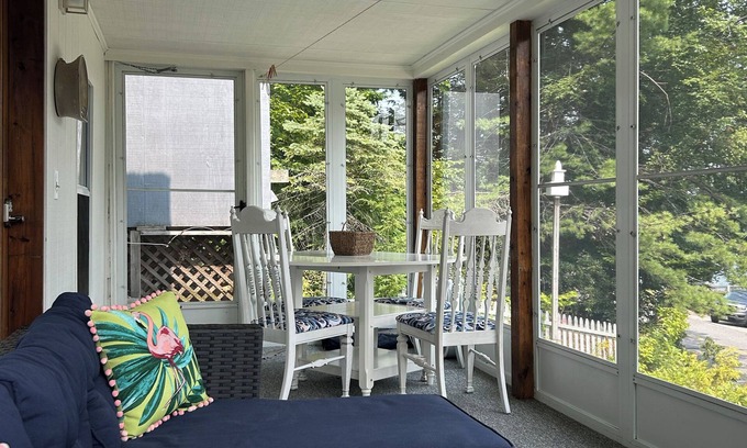 Alton Bay Cottage | Lakeview, Winniescapes, cozy, family, pets, boat slip, beach, trails, skiing