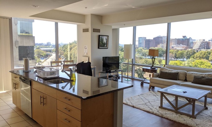 West End Appartement | Large 2 Bed/2Bth Apt right by MGH,MIT,Harvard, W/D in suite, Gorgeous River View