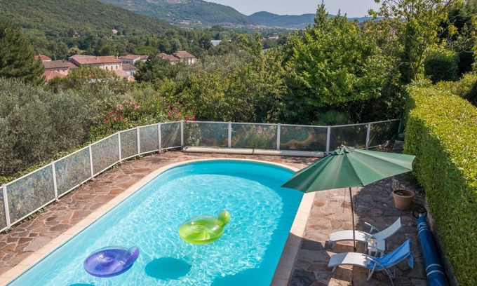 Le Bousquet-d'Orb Maison | Grande villa 6-8 personnes avec piscine à 30mn du Lac du Salagou