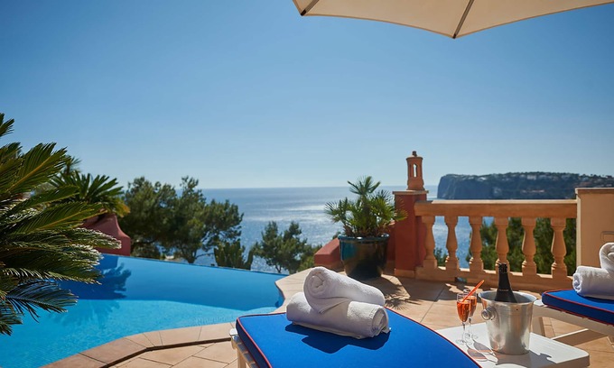 Port d'Andraitx Maison | Appartement spacieux à Majorque avec piscine privée et vue sur la mer