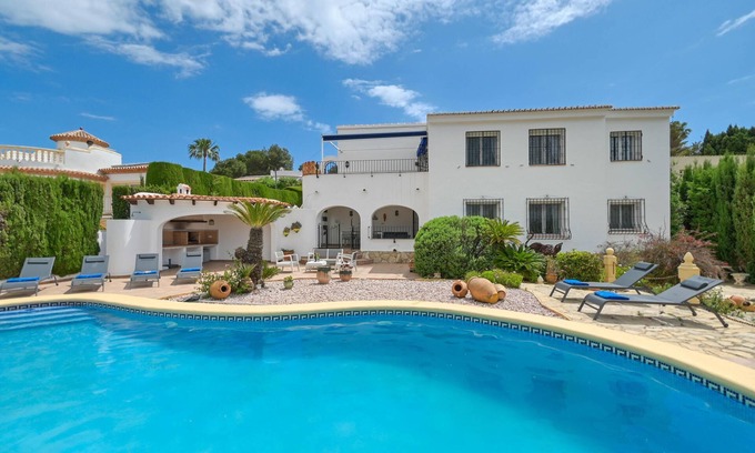 Balcon del Mar Villa | Grande villa confortable à Javea, sur la Costa Blanca, Espagne avec piscine privée pour 8 personnes