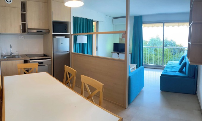 Cannes La Bocca Appartement | LARGE APARTMENT WITH SEA VIEW. Nice pool, elevator, terrace.proximity 🏖️