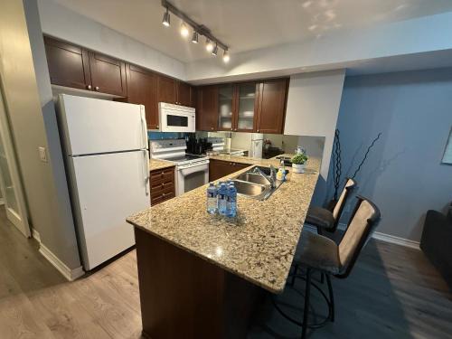 Bay Street Corridor Appartement | Large Downtown 2Br condo with Parking steps to Eaton Centre, UofT and SickKids