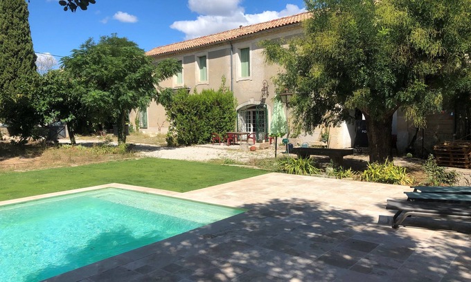 Sussargues Autre | Large farmhouse with 5 bedrooms for 10 people with swimming pool.