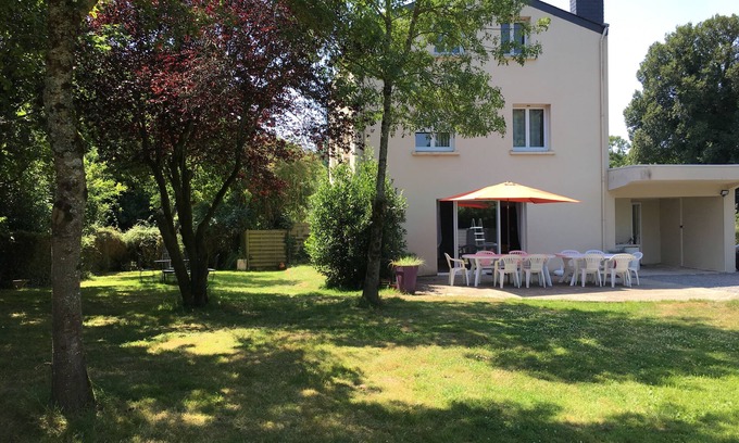 Saint-Malo-de-Guersac Cottage | Grande maison avec piscine chauffée très agréable au calme classé 3 *