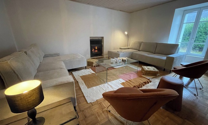 Rosporden Maison | Grande maison 14 personnes, 20 min mer, 5 suites avec 5 SDB privées, literie 5*