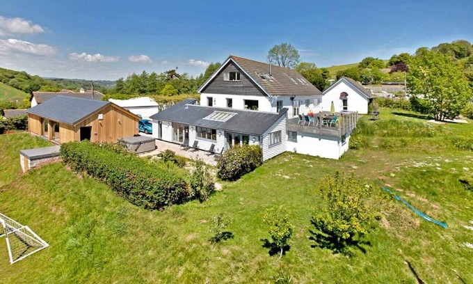 Stokeinteignhead Maison | Grande maison de luxe avec piscine chauffée, bain à remous, cinéma près de la côte près de Shaldon