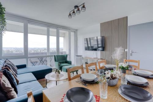 Sevran Appartement | Large-Paris, CDG, Villepinte Expo, Disney, Asterix