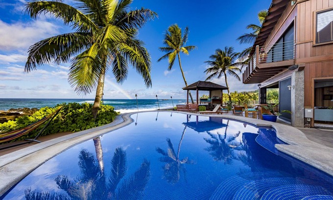 Haleiwa Maison | Grande maison privée avec des vues spectaculaires sur le coucher du soleil