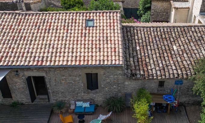 Asperes Maison | Grande maison de vacances en pierres Sud de la France
