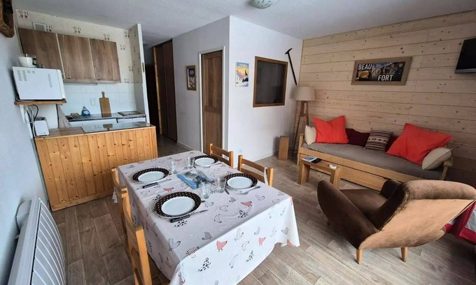 Beaufort Appartement | Large studio cabin - 4 pers. 29.56 m² with garage included