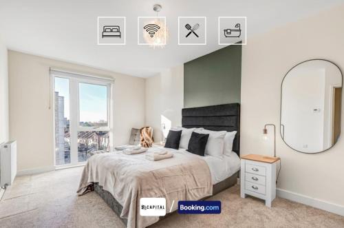 Finchley Church End Appartement | Last-Minute Specials l 1 Bed Apt, Luxury Balcony By Capital Retreats Short Lets & Serviced Accommodation in Colindale With Free WiFi