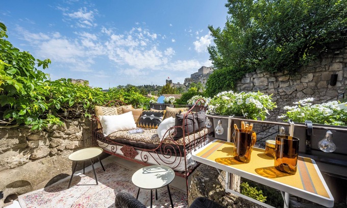 Les Baux-de-Provence Appartement | "Le Balcon du Prince Noir" expérience unique au coeur du vieux village
