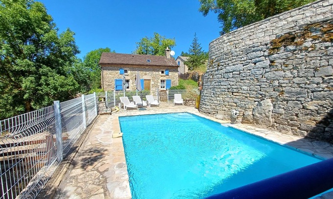 Hures-la-Parade Cottage | Le Cazal, Gîte de France 4 épis, piscine privée chauffée