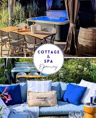 Epernay Maison | LE CEMAROSE Cottage & Spa Terrace Garden & lovely View