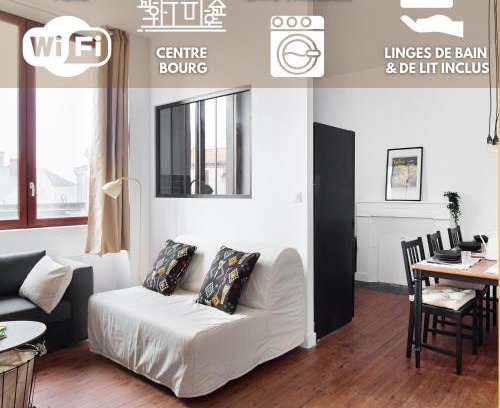 Beaupreau Appartement | Le Château de ma mère - Wifi ,Linge, Vue Château