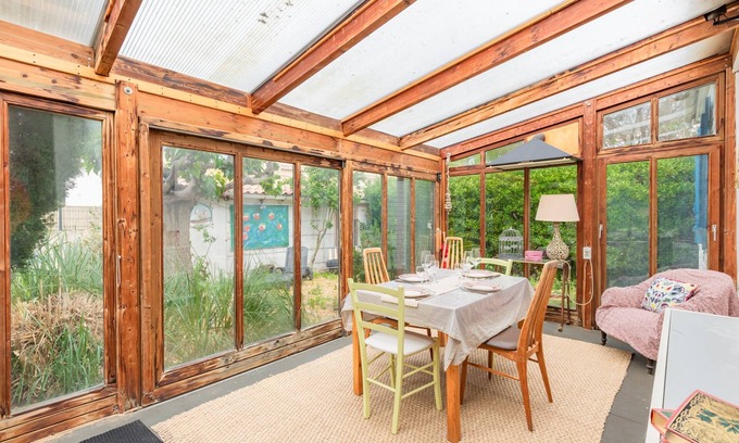 Saint-Pierre-la-Mer Maison | Le Chalet des Eucalyptus - à 200 m de la plage