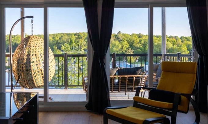 Magog Appartement | Le Citronnier, vue sur l'eau