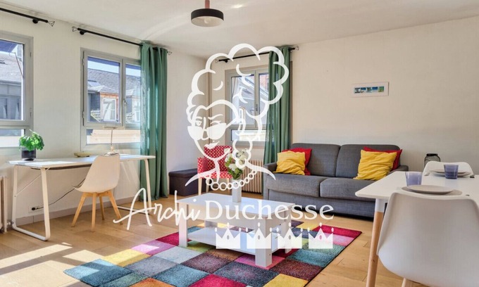 Quartier Vieux Marche-Cathedrale Appartement | Le Cléa, joli F2 au coeur de la ville de Rouen