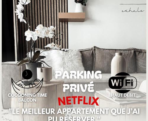 Sablon Appartement | Le cocon Blånc Metz -T2 cosy avec parking privé & balcon - Gare, Nouvelle Ville