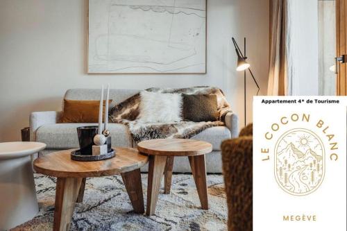 Megeve Appartement | Le Cocon Blanc - Appartement « cosy & chic »